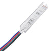 TV-taso LED-valoilla betoninharmaa 90x39x30 cm