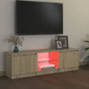 TV-taso LED-valoilla Sonoma-tammi 120x30x35,5 cm