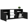 TV-taso LED-valoilla musta 120x30x50 cm