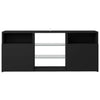 TV-taso LED-valoilla musta 120x30x50 cm