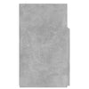 TV-taso LED-valoilla betoninharmaa 120x30x50 cm
