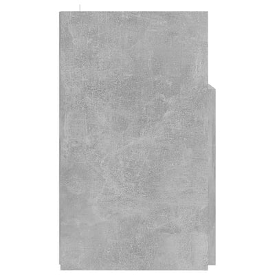 TV-taso LED-valoilla betoninharmaa 120x30x50 cm