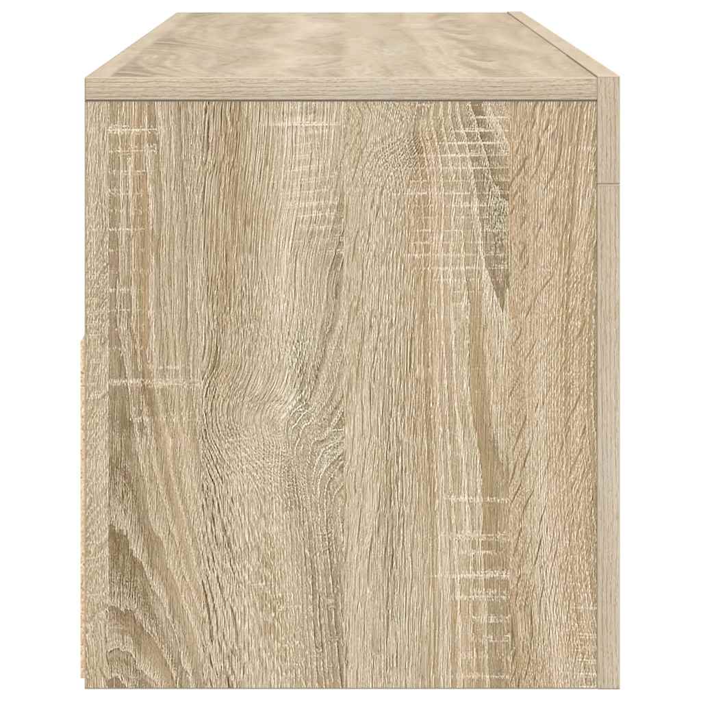 Sonoma tammi tv-taso led-valoilla Nunut 120x35x40cm