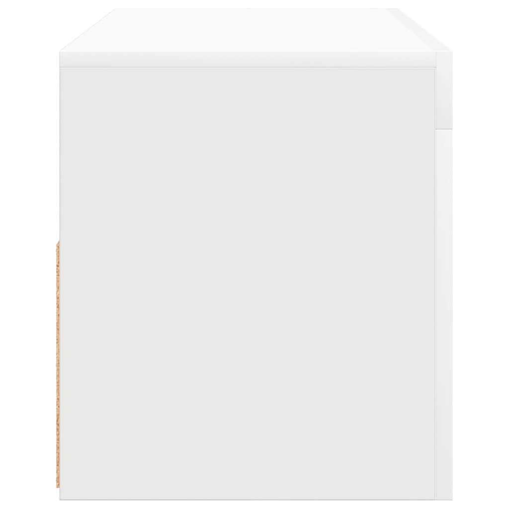 Valkoinen Sanaa tv-taso led-valoilla 90x35x40cm