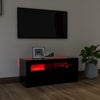TV-taso LED-valoilla musta 90x35x40 cm