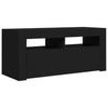 TV-taso LED-valoilla musta 90x35x40 cm