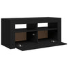 TV-taso LED-valoilla musta 90x35x40 cm