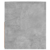 TV-taso LED-valoilla betoninharmaa 90x35x40 cm