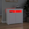 Senkki LED-valoilla valkoinen 80x35x75 cm