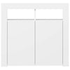 Senkki LED-valoilla valkoinen 80x35x75 cm