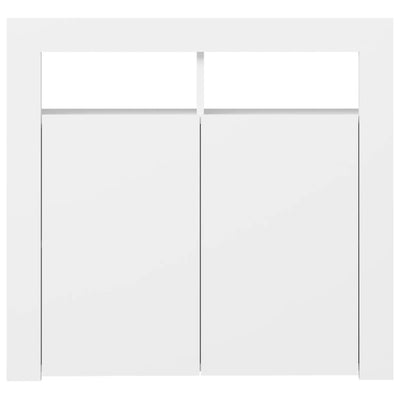 Senkki LED-valoilla valkoinen 80x35x75 cm