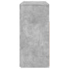 Senkki LED-valoilla betoninharmaa 80x35x75 cm