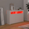 Senkki LED-valoilla valkoinen 115,5x30x75 cm