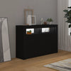 Senkki LED-valoilla musta 115,5x30x75 cm