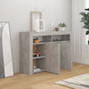 Senkki LED-valoilla betoninharmaa 115,5x30x75 cm