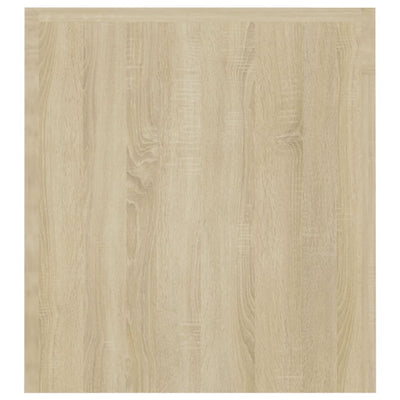 TV-taso LED-valoilla Sonoma-tammi 120x35x40 cm