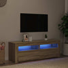 Sonoma tammi tv-taso led-valoilla Athema 120x35x40cm