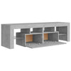 TV-taso LED-valoilla betoninharmaa 140x36,5x40 cm