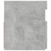 TV-taso LED-valoilla betoninharmaa 120x35x40 cm