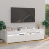 TV-tasot 2 kpl LED-valoilla valkoinen 75x35x40 cm