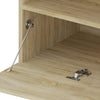 TV-taso LED-valoilla Sonoma-tammi 75x35x40 cm