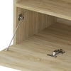 TV-tasot 2 kpl LED-valoilla Sonoma-tammi 75x35x40 cm