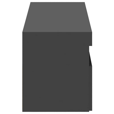 Harmaa tv-tasot led-valoilla Noela 60x35x40cm (2 kpl)