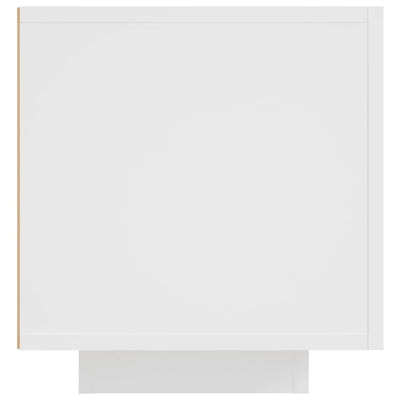 TV-taso LED-valoilla valkoinen 160x35x40 cm