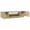 TV-taso LED-valoilla Sonoma-tammi 160x35x40 cm