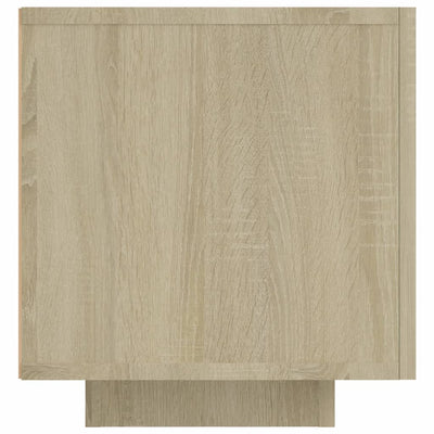 TV-taso LED-valoilla Sonoma-tammi 160x35x40 cm