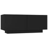 TV-taso musta 100x35x40 cm tekninen puu