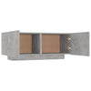 TV-taso betoninharmaa 100x35x40 cm tekninen puu