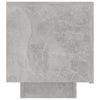 TV-taso betoninharmaa 100x35x40 cm tekninen puu