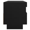 TV-taso LED-valoilla musta 100x35x40 cm