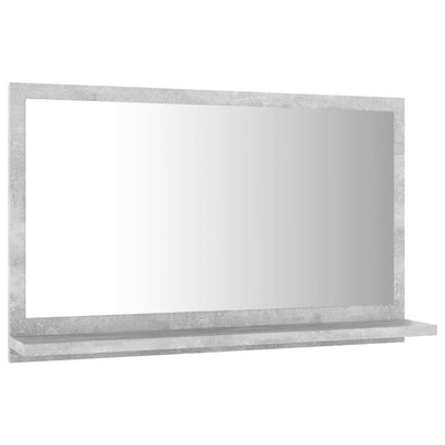 Kylpyhuonepeili betoninharmaa 60x10,5x37 cm tekninen puu