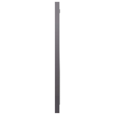 Kylpyhuonepeili korkeakiilto musta 40x1,5x37 cm lastulevy