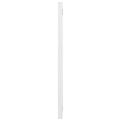 Kylpyhuonepeili korkeakiilto valkoinen 60x1,5x37 cm lastulevy