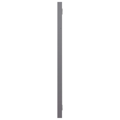 Kylpyhuonepeili korkeakiilto harmaa 60x1,5x37 cm lastulevy