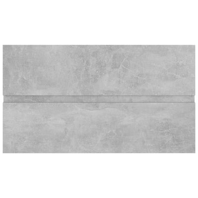 Allaskaappi betoninharmaa 80x38,5x45 cm tekninen puu