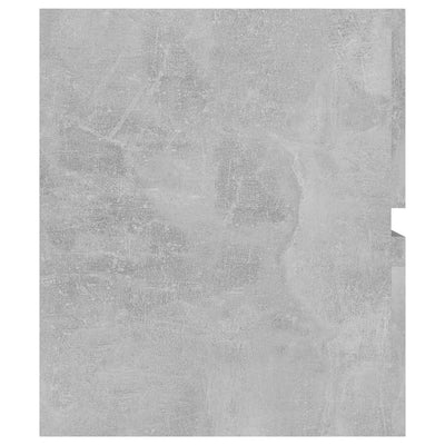 Allaskaappi betoninharmaa 100x38,5x45 cm tekninen puu