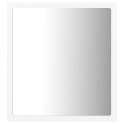 LED-kylpyhuonepeili valkoinen 40x8,5x37 cm akryyli