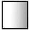 LED-kylpyhuonepeili musta 40x8,5x37 cm akryyli