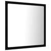 LED-kylpyhuonepeili musta 40x8,5x37 cm akryyli