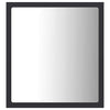 LED-kylpyhuonepeili harmaa 40x8,5x37 cm akryyli