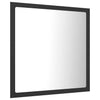 LED-kylpyhuonepeili harmaa 40x8,5x37 cm akryyli