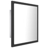 LED-kylpyhuonepeili harmaa 40x8,5x37 cm akryyli