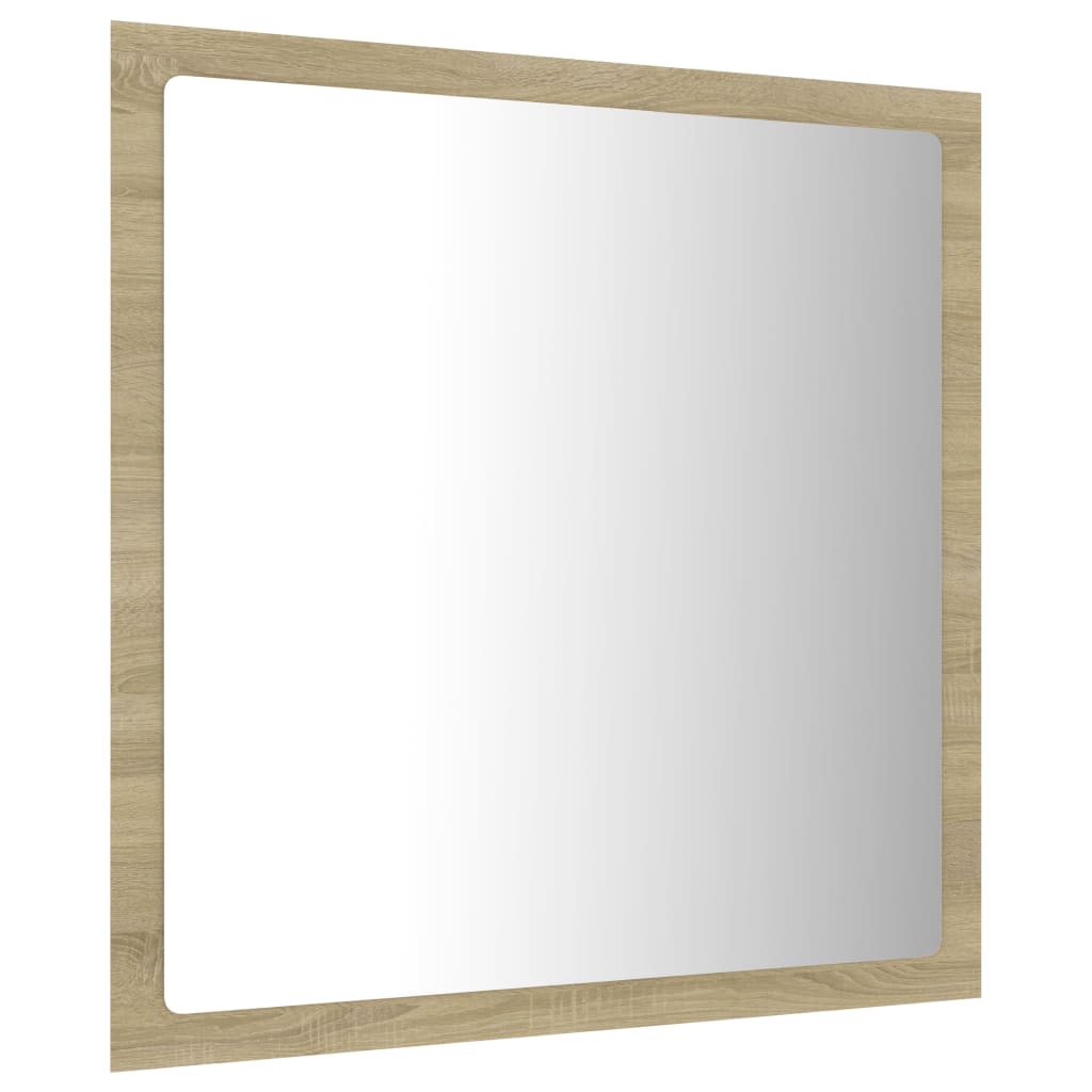 Sonoma tammi led-kylpyhuonepeili Magareta 40x8,5x37cm (akryyli)