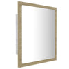 LED-kylpyhuonepeili Sonoma-tammi 40x8,5x37 cm akryyli