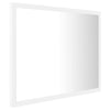 LED-kylpyhuonepeili valkoinen 60x8,5x37 cm akryyli