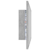 LED-kylpyhuonepeili betoninharmaa 80x8,5x37 cm akryyli